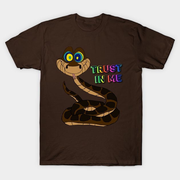 Kaa - Trust In Me 'text' T-Shirt by FFSteF09